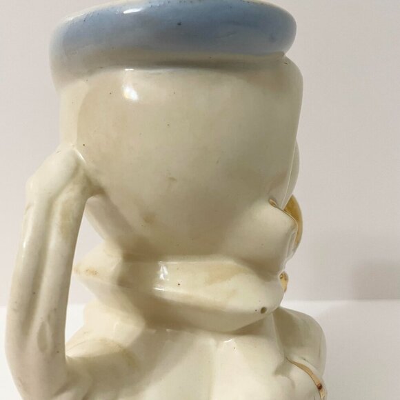 Vtg Donald Duck Creamer Pitcher Walt Disney USA Mid Century Kitchen Flaws - Picture 6 of 16